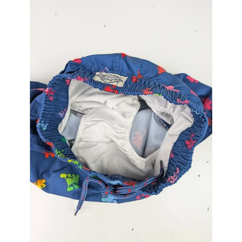 Gap Toddler 4 Disney Mickey Mouse Swim Top & Shorts Set - Blue/Multicolor